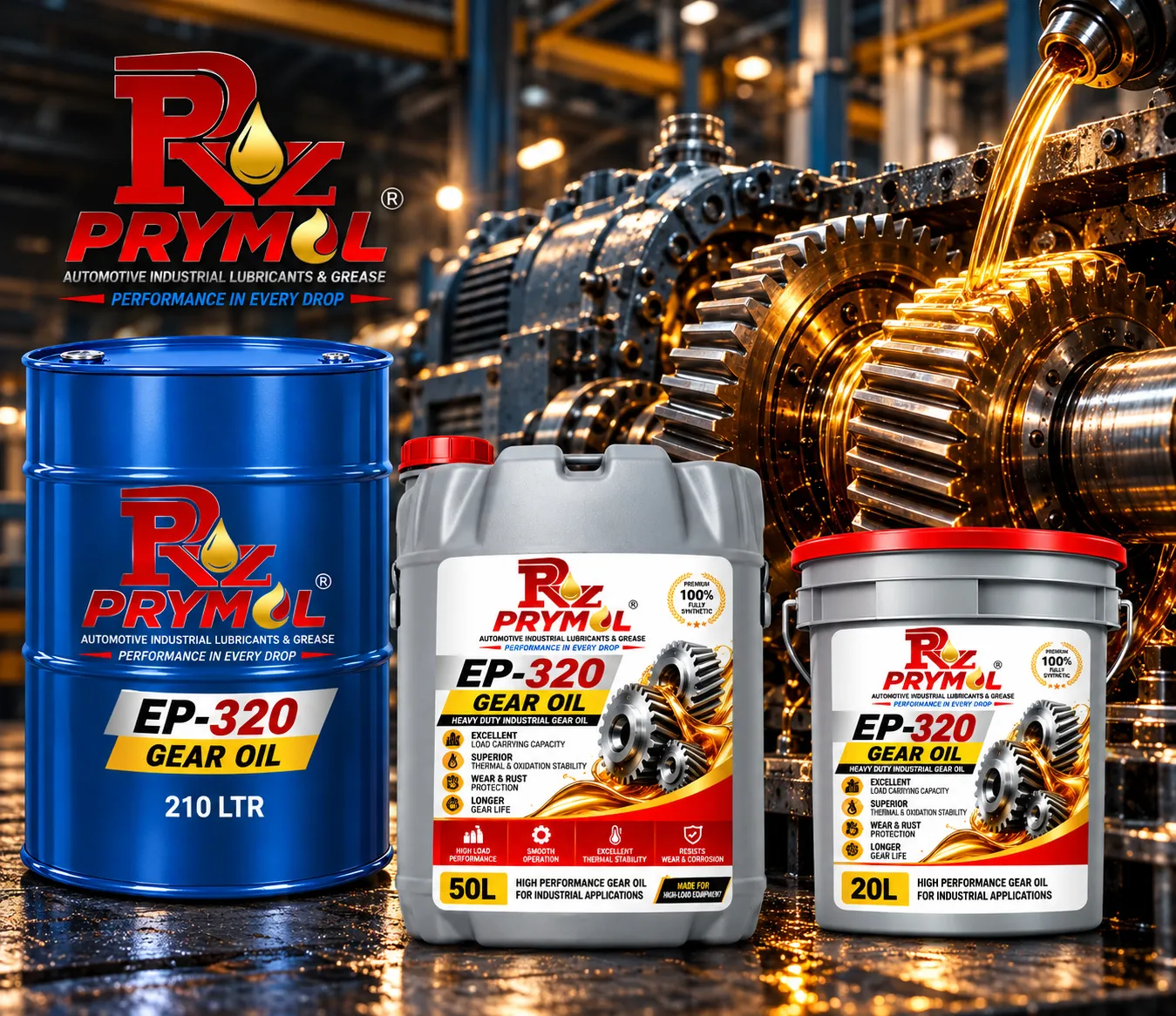 Prymol Industrial Gear Oil EP-320